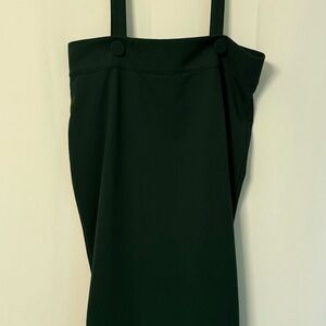 Elegant Green Women's high waisted pencil skirt